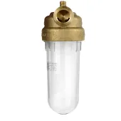 Filtr wody 1" do pralki i zmywarki OTTONE – mosiężny z polifosforanem