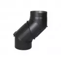 Elbow chimney pipe universal angle 120-250 mm