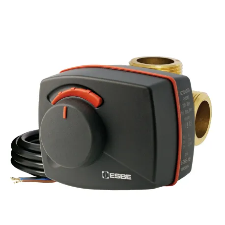 Zestawy zaworów z napędem elektrycznym VRG131 + ARA661 3-punktowe 3/4"