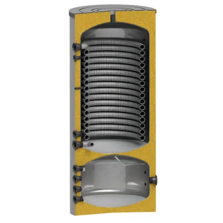 Combined tank KHT DUO THPh 300/200 for heat pumps - DHW/buffer tank