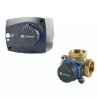 Regulating set Afriso valve 4 way DN32 + actuator