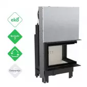 Wkład kominkowy MBZ 13 kW BS prawy gilotyna szyba gięta
