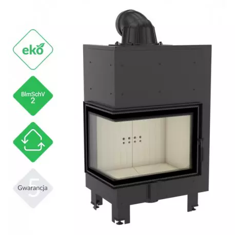 Wkład kominkowy MBZ 13 kW lewy BS