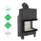 Fireplace MBZ 13 right BS bent glass