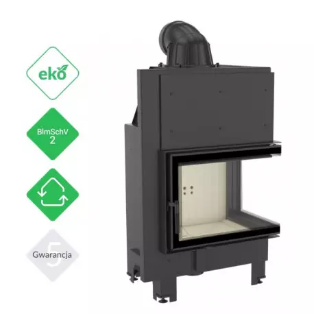 Wkład kominkowy MBZ 13 kW BS prawy