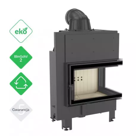 Kamineinsatz MBM 10 kW rechts BS