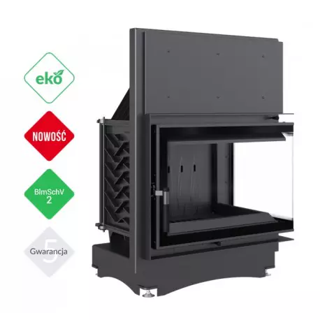 Fireplace insert ZUZIA 16 left BS DECO