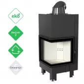 Fireplace MBN 12 left BS bent glass