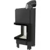 Fireplace MBN 12 left BS bent glass