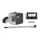 Pellet Burner Pellas X Hybrid Mini with feeder 2m and steering LCD