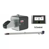 Pellet Burner Pellas X Hybrid Mini with feeder 2m and steering LCD