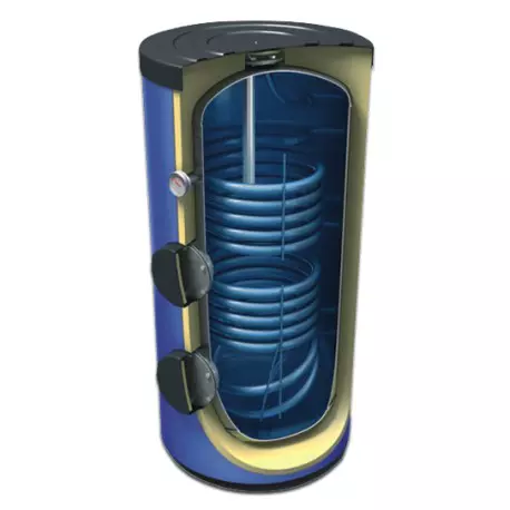 Vertical emaillert warmwasserspeicher Lamet miz zwei warmetauscher Serie SE