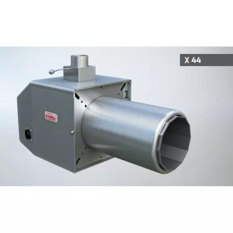 Pelletsbrenner Pellas X mit Schnecke 2m und LCD Steuerung