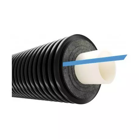 Pre-insulated pipe DELTA PEX SANI UNO - Single tube