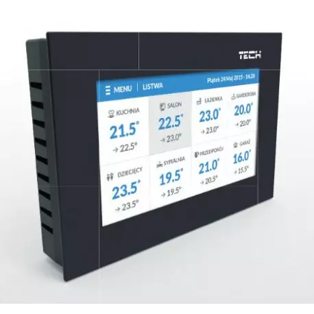 Bezprzewodowy regulator TECH ST-8S – obsługa siłowników dla 8 stref grzewczych