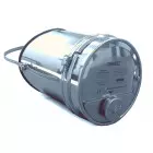 Chimney draft limiter W2 made of acid-proof steel