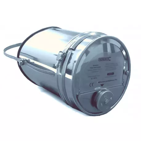 Chimney draft limiter KA-RCK10 W2 made of acid-proof steel