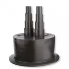 Rubber END-CAP for double pipes HEATPEX