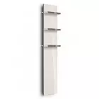 Ceramic heating towel rail ONYX 240 IVORY / BLACK