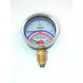 Termomanometr INTROL TM 17- 4 bar - Gwint 1/2 - 0-120 stopni Celcjusza (prosty)