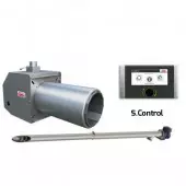 Pellet Burner Pellas X with feeder 2m and steering LCD