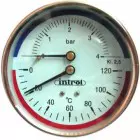 Termomanometr INTROL TM 14- 4 bar - Gwint 1/2 - 0-120 stopni Celcjusza (tylny)