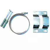 Wall-bracket for pressurised expansion vessel with the capacity up to 18 liters