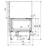 Fireplace insert MBM 10 right BS Gilotyna