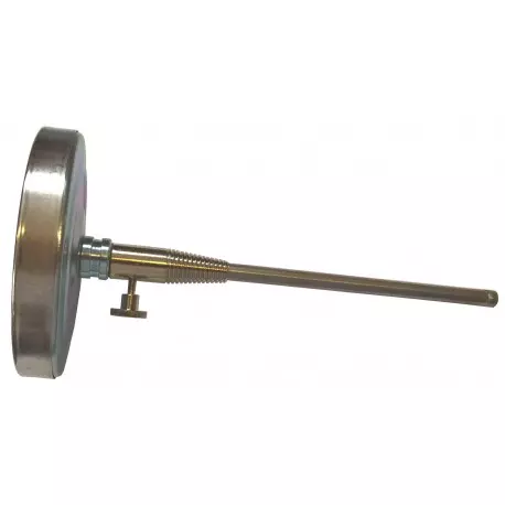 Termometr bimetaliczny RT80 do pomiaru temperatury spalin 150 mm