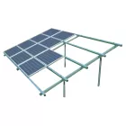 Double support assembly structure 4 panels horizontally