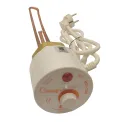 Elektrické topné těleso s termostatem pro svislý výměník GWARANT MW 1,5-3 kW (krátké, zakřivené) 5/4''
