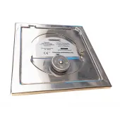 Chimney draft limiter W3 made of acid-proof steel