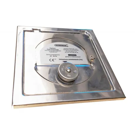 Ogranicznik ciągu kominowego W3 ze stali kwasoodpornej