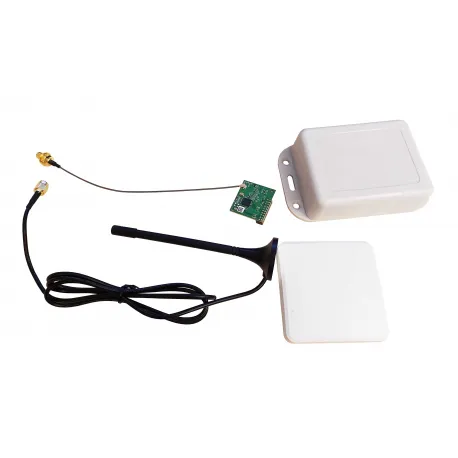 Set 1: radio module, wireless temperature & humidity sensor BT1 and external temperature sensor BT2