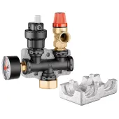 Safety group CALEFFI 2,5 bar for central heating installations
