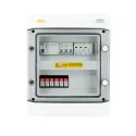 DC+AC Junction Box with 1000V surge arrester type 1+2, 2x PV string, 2x MPPT / AC surge arrester type 1+2, 16A 3-F, RCD 100mA