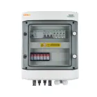 Anschlusskasten DC+AC mit Überspannungsableiter 1000V Typ 2, 2x Kette PV, 2x MPPT / AC-Überspannungsableiter Typ 2, 16A 3-F