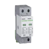 Svodič přepětí typ I + II, 275 V AC, 12,5 kA, vyměnitelná vložka, 2-pól.