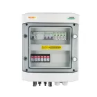 DC+AC Junction Box with 1000V surge arrester type 2, 2x PV string, 2x MPPT / AC surge arrester type 2, 10A 3-F, RCD 100mA type