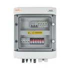 Anschlusskasten DC+AC mit Überspannungsableiter 1000V Typ 2, 2x Kette PV, 2x MPPT, Überstromschutz 4X15A