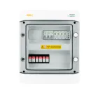 DC+AC Junction Box with 1000V surge arrester type 2, 2x PV string, 2x MPPT / AC surge arrester type 2, 16A 3-F, phase