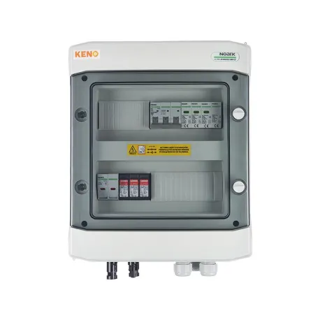 DC+AC switchgear 1000V surge arrester 1+2, 1x PV string, 1x MPPT, overcurrent protection 2x15A / AC surge arrester type 1+2