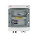 DC+AC switchgear 1000V surge arrester 1+2, 1x PV string, 1x MPPT, overcurrent protection 2x15A / AC surge arrester type 1+2