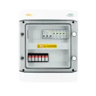 Anschlusskasten DC+AC mit Überspannungsableiter 1000V Typ 2, 2x Kette PV, 2x MPPT / AC-Überspannungsableiter Typ 2, Schalter