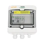 AC přípojná skříň s přepěťovou ochranou, typ 2, 16A 1-F, RCD 300mA, typ A