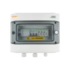 Anschlusskasten AC mit Überspannungsableiter Typ 1+2, 50A 3-F, RCD 300mA Typ A