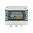 AC switchgear surge arrester type 1+2, 25A 3-F, RCD 300mA type A