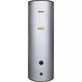 Brauchwasserspeicher Termica W2Wpc für Wärmepumpen aus Edelstahl mit 2 Heizschlangen