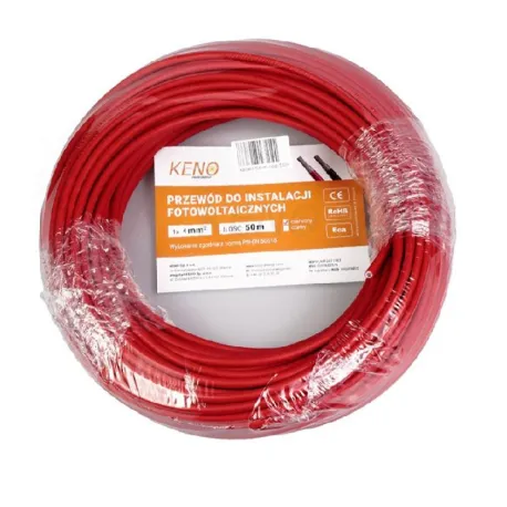 Kabel PROSAT 4mm² rot Verpackung 50m