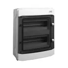 Installation housing, plastic, surface-mounted, IP65, 2 rows, 12 modules, 1000V DC